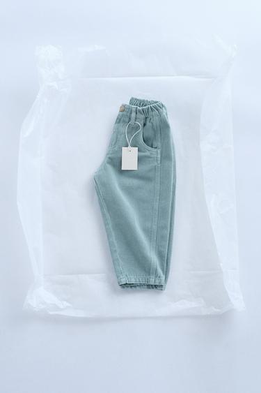 ZARA TIMELESS - HOSE AUS SERGE MIT LEINEN - Blau von Zara - Bild 0