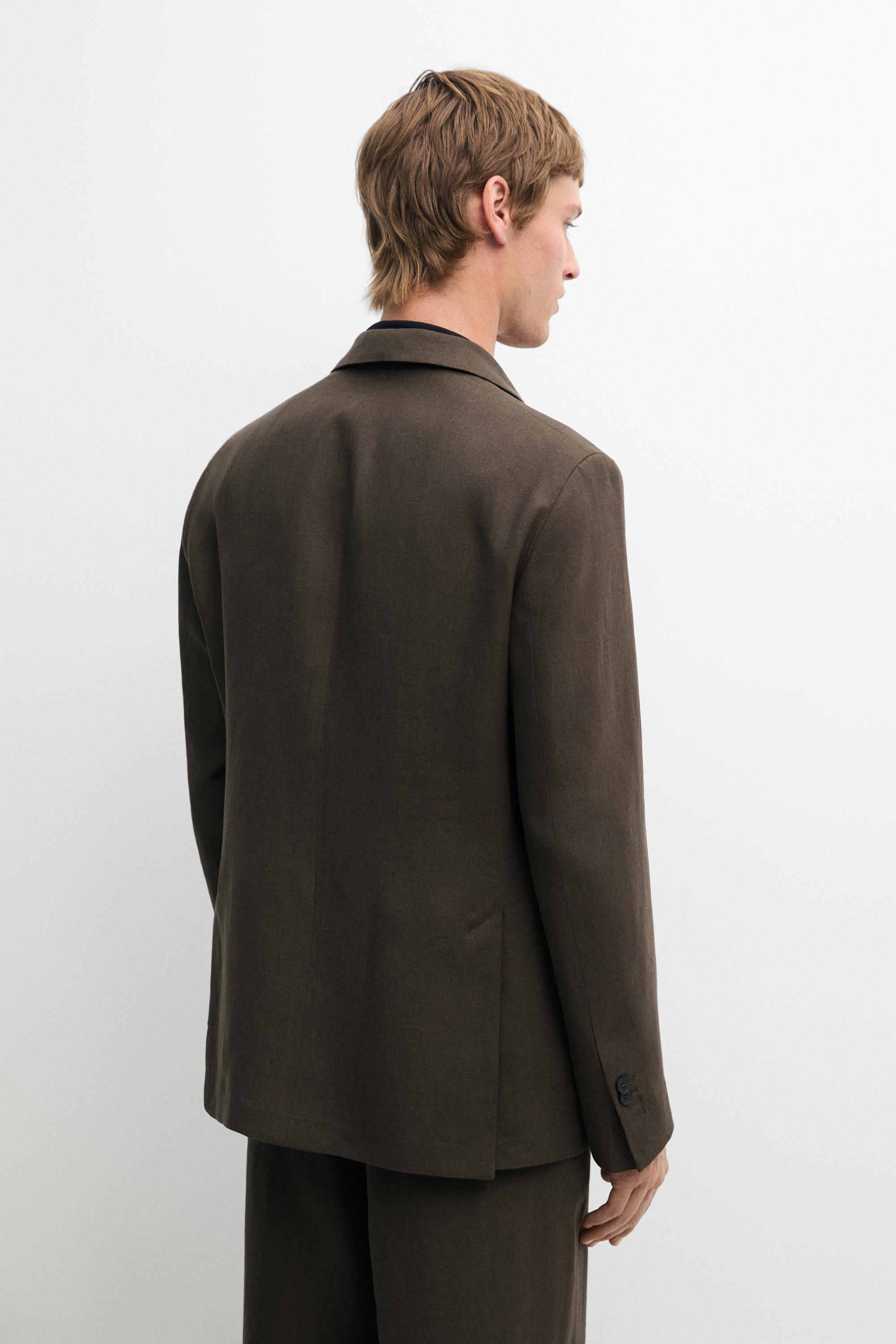 Linen suit blazer
