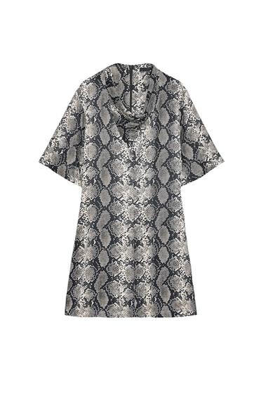 MINIKLEID MIT ANIMALPRINT - Schlangenmuster von Zara - Bild 0