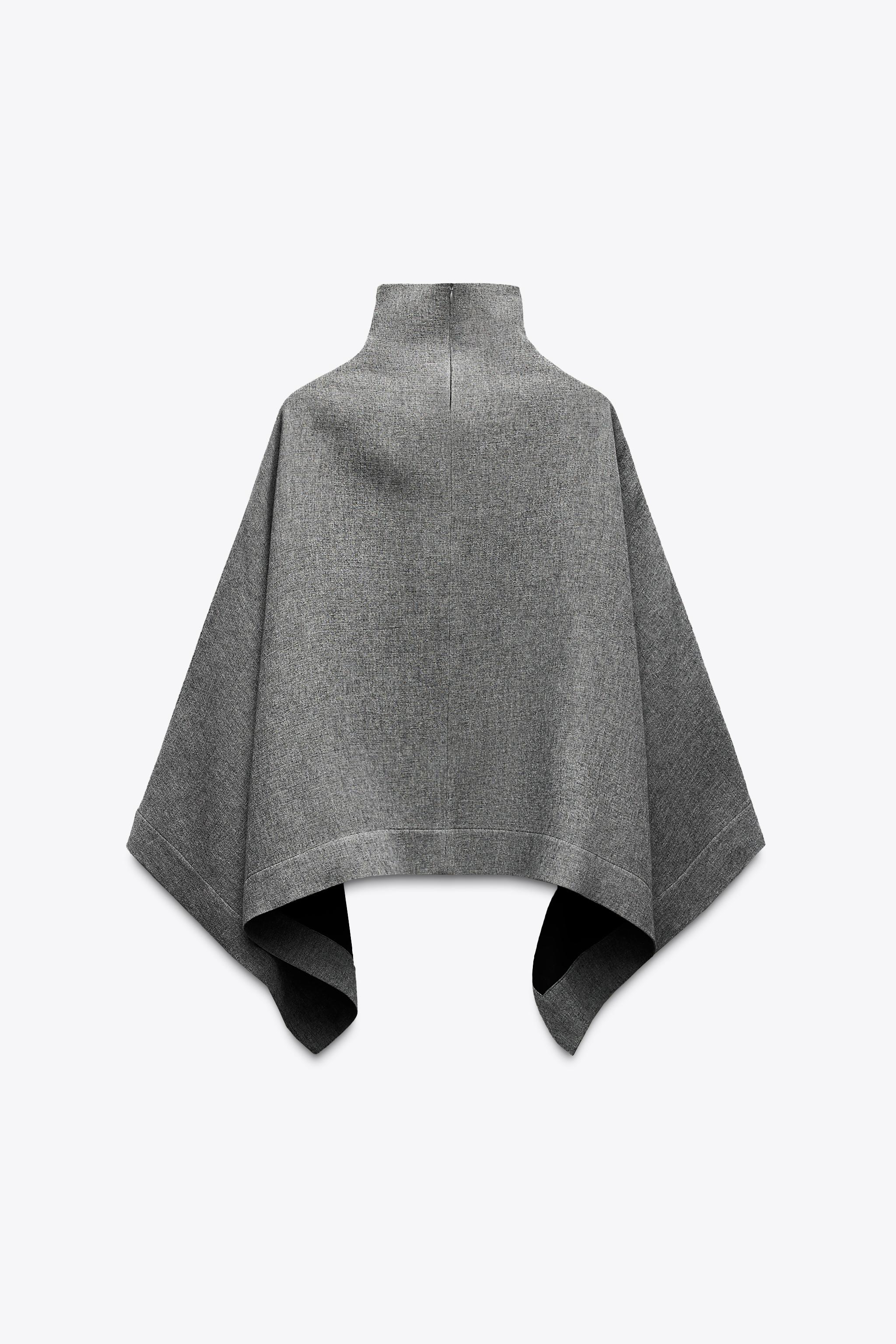新品未使用タグ付き ZARA オーバーサイズ ケープ