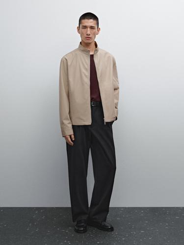 Chaqueta cremallera 100% algodón - Piedra de Zara - Imagen 0