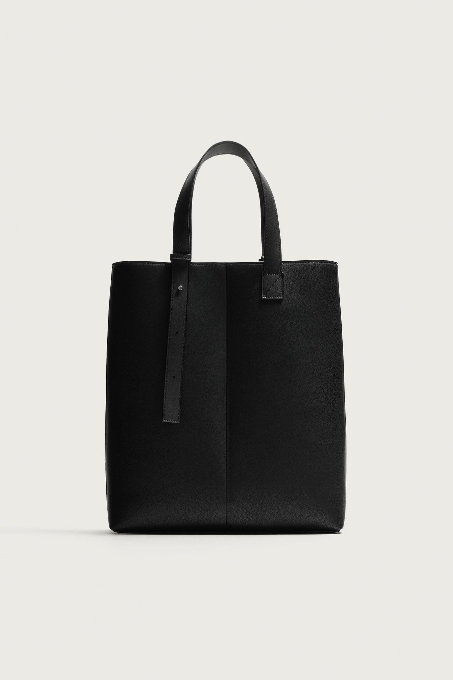 Мужская сумка Zara Plain, цвет: Чёрный