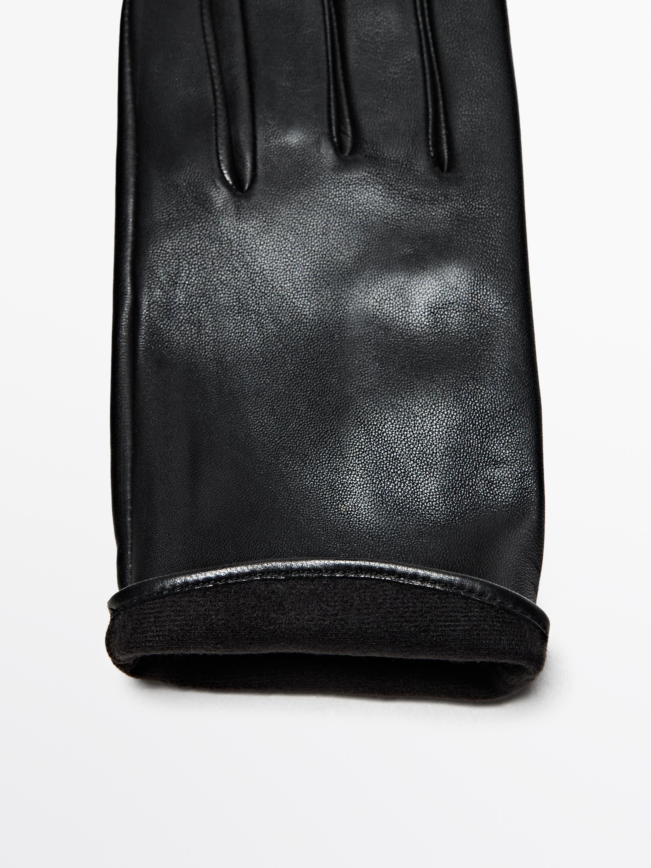 Nappa leather gloves