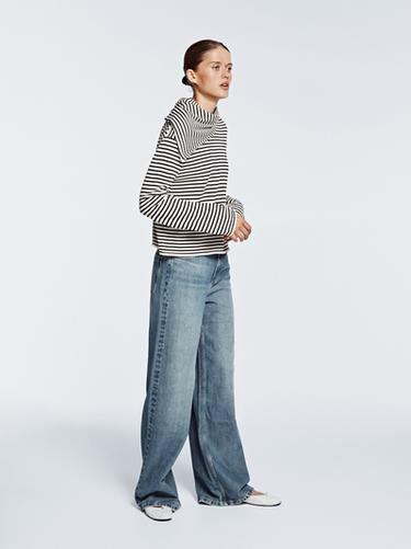 Zara Striped sweater with bandana - Ecru