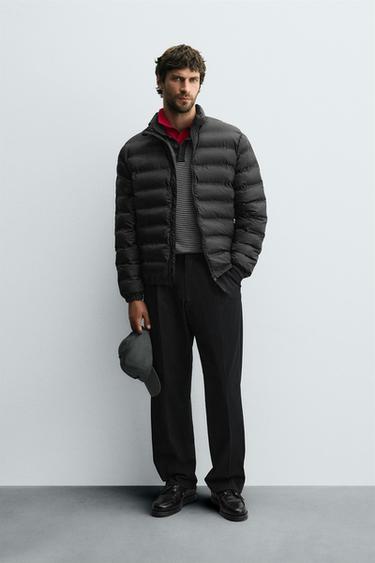 WATER-REPELLENT LIGHTWEIGHT PADDED JACKET - Black by Zara