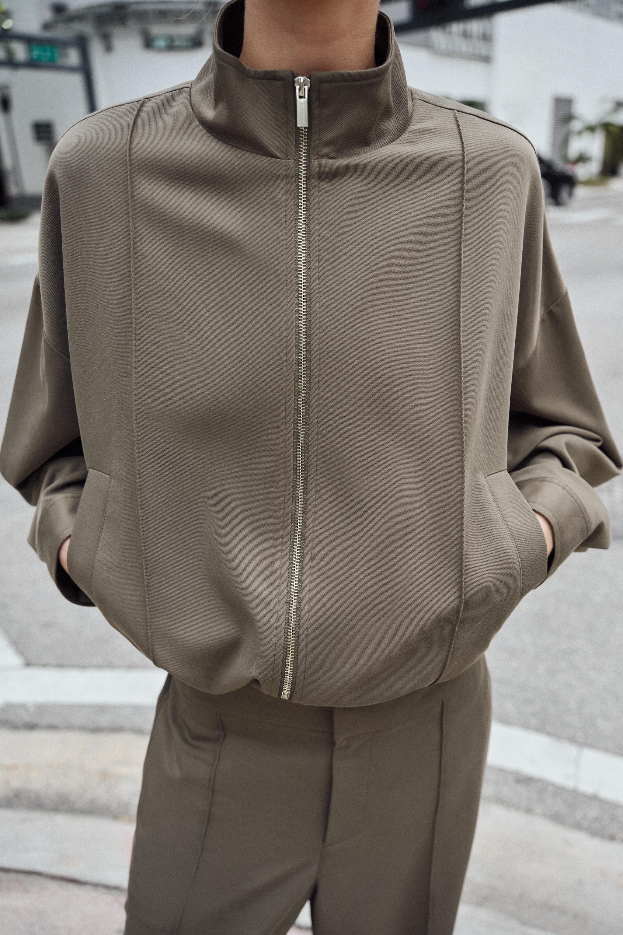 BLOUSON BOMBER COL MONTANT