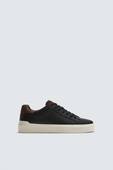 HEEL DETAIL TRAINERS - Black by Zara