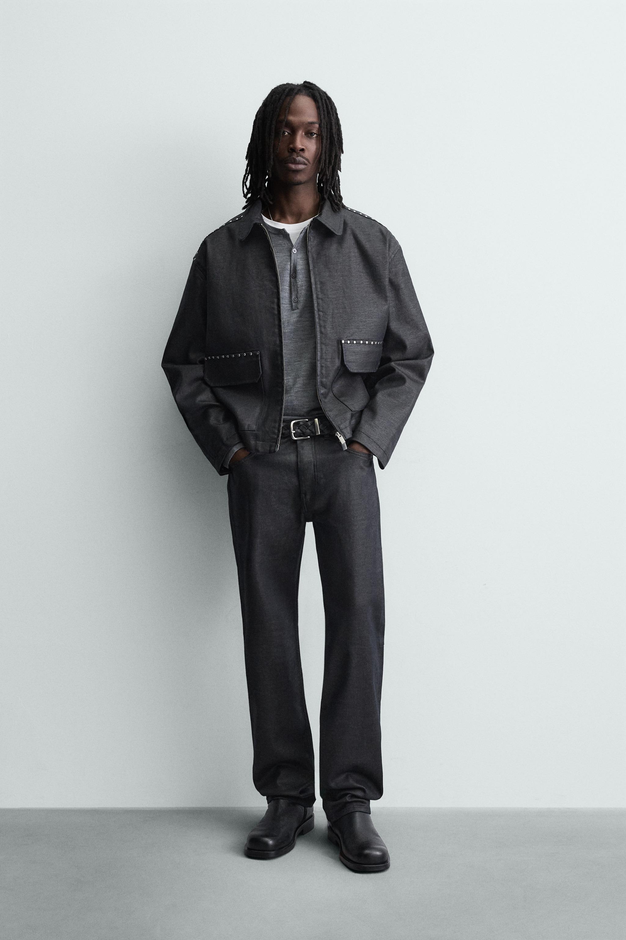 STUDDED WAXED SET | ZARA South Africa