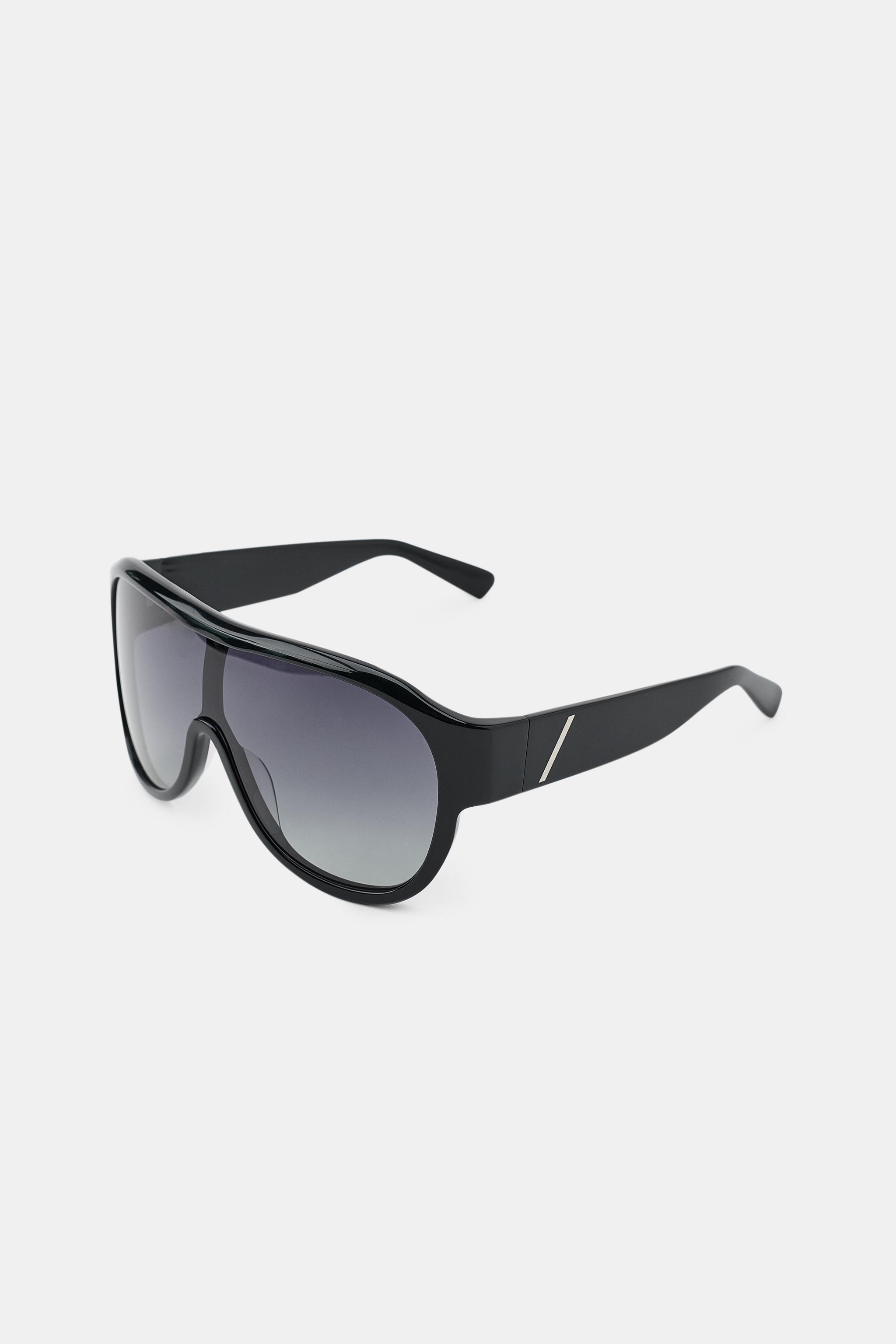 AVIATOR SHIELD SUNGLASSES