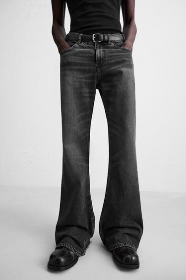 SCHLAGJEANS - Graphit von Zara