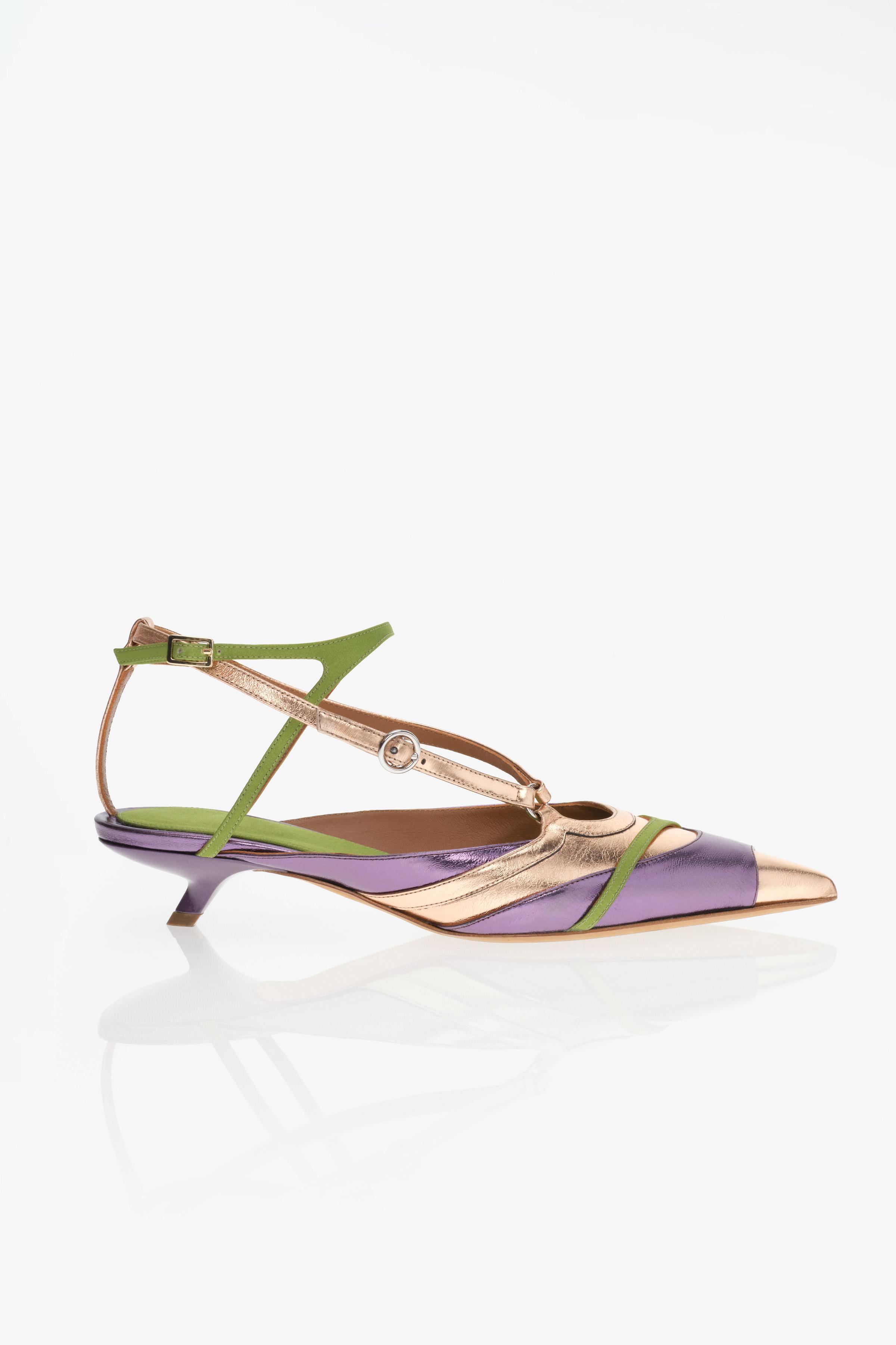 LIMITED EDITION MULTI-STRAP KITTEN HEELS