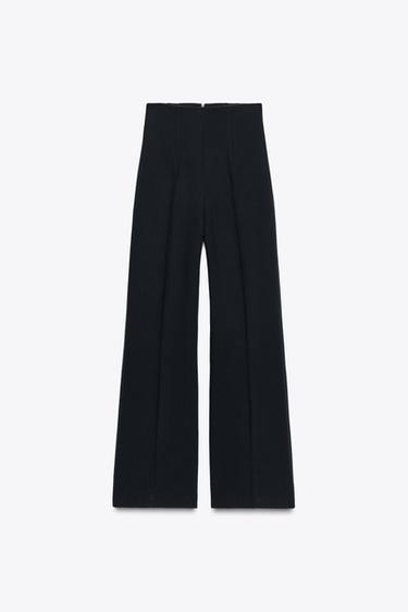 ZW COLLECTION TROUSERS WITH ZIP - Navy blue by Zara