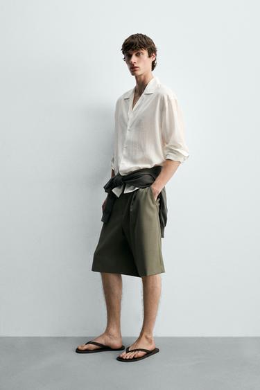 RELAXED FIT FLOWING SHIRT - White by Zara - Image 3