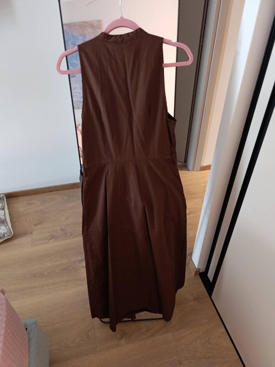 MIDI DRESS WITH BELT - Image 5