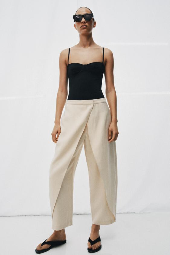 CROSSOVER FRONT PANTS ZW COLLECTION from Zara - $79.90