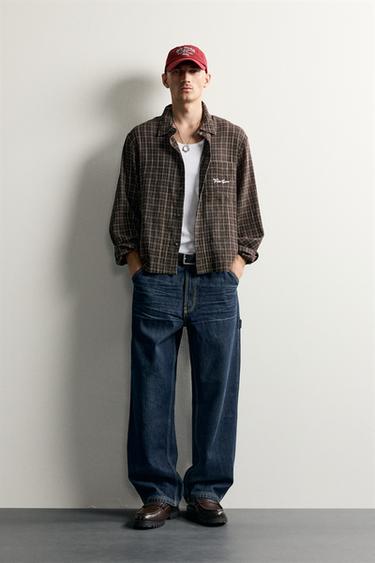 RELAXED FIT CARPENTER JEANS - Blue by Zara - Image 0