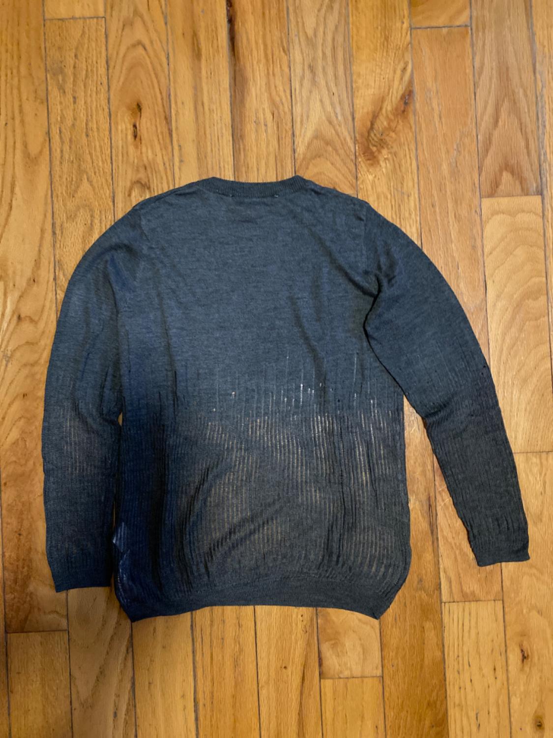 KNIT SWEATER WITH RIPS - Image 2