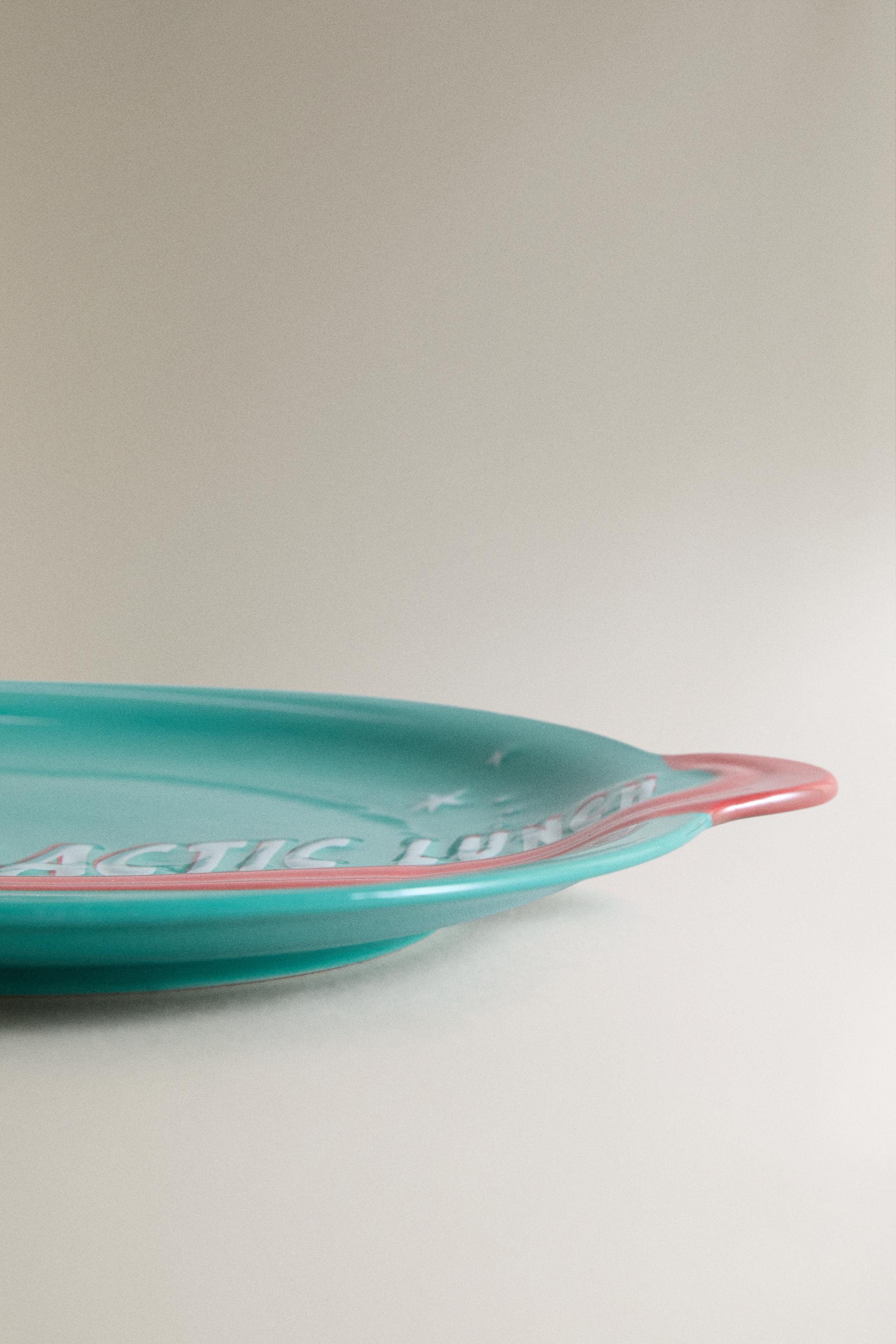 KIDS' SPACE STONEWARE PLATE