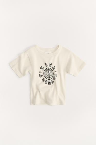 1/2-6 YEARS/ VARSITY 50TH ANNIVERSARY T-SHIRT - Ecru by Zara