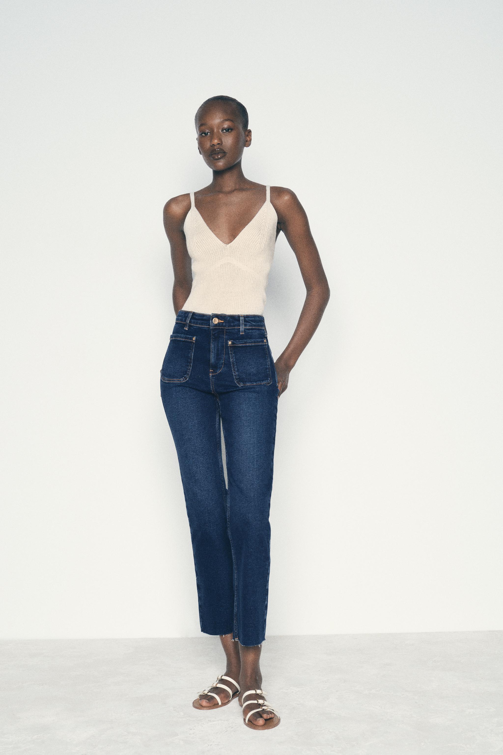 Women s Flared Jeans ZARA United Kingdom