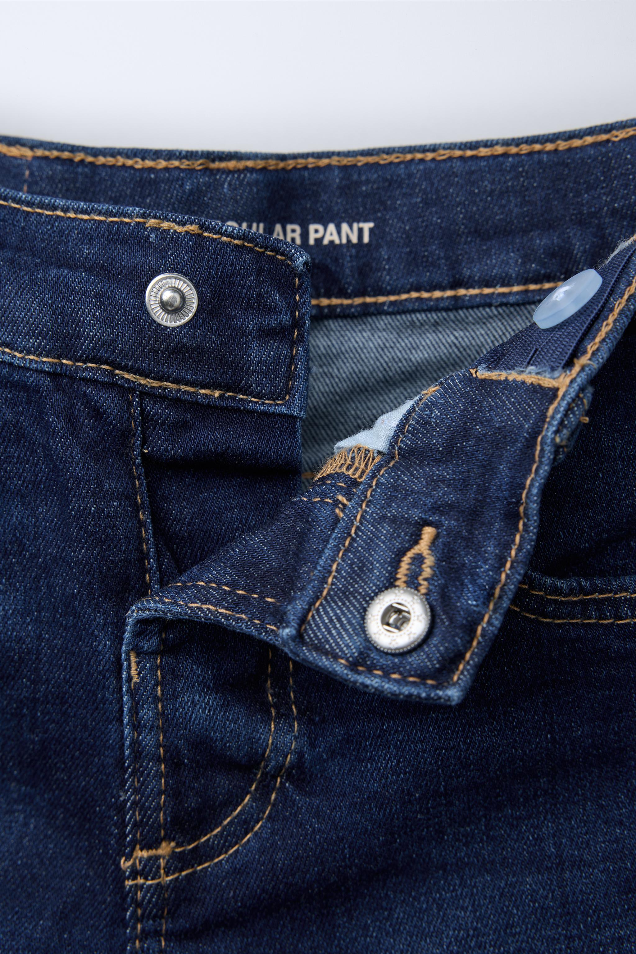 REGULAR FIT JEANS - Blue | ZARA New Zealand