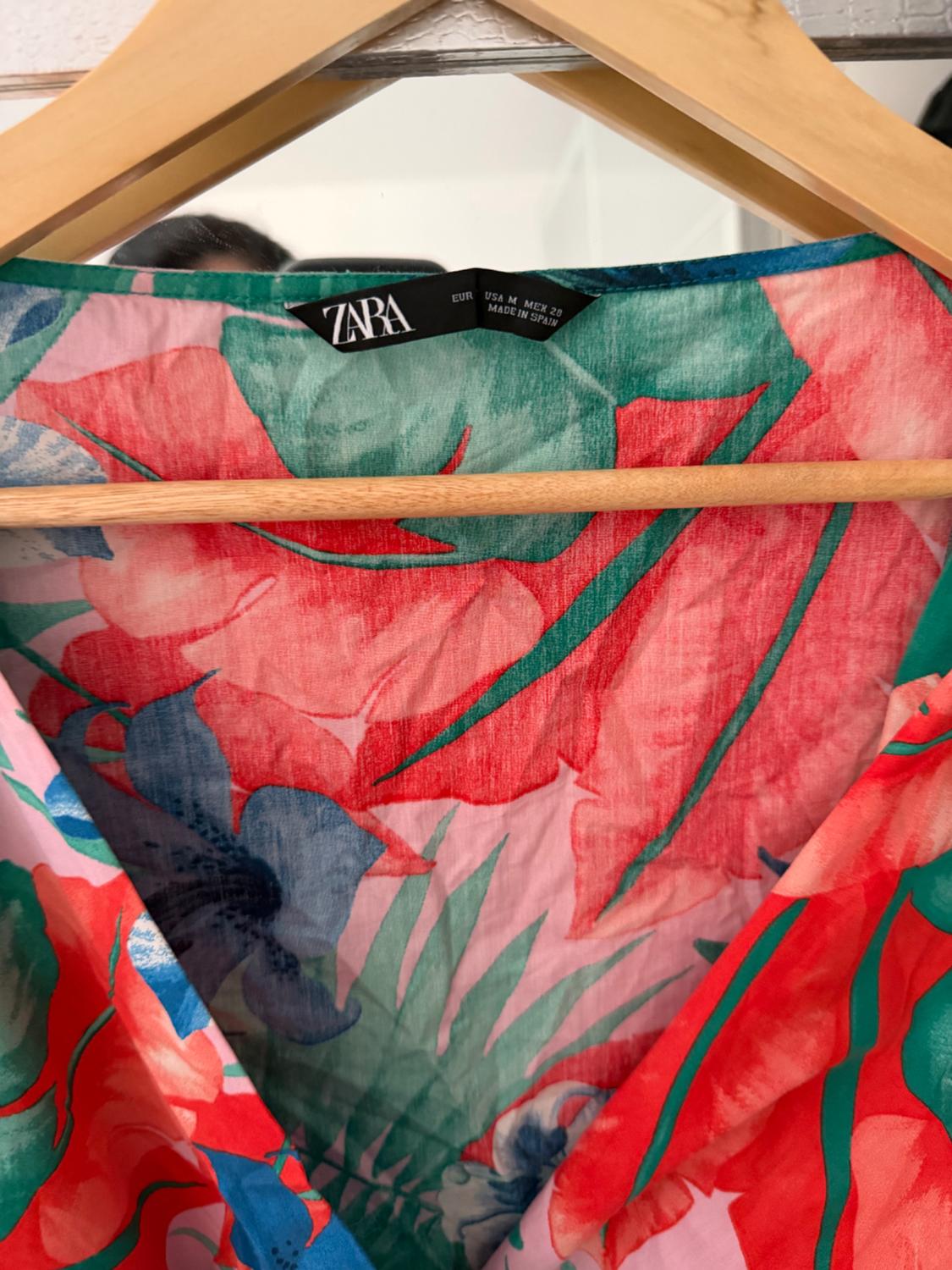 TROPICAL PRINT BLOUSE - Image 3