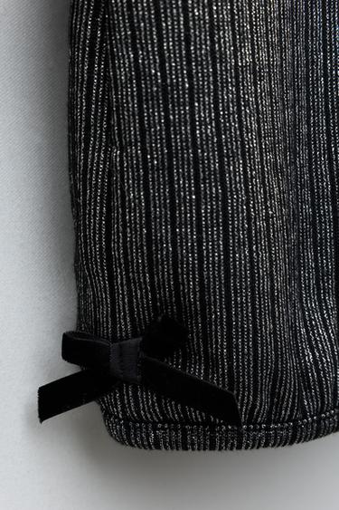 HAUT CANNELÉ BRILLANT - Noir de Zara - Image 3