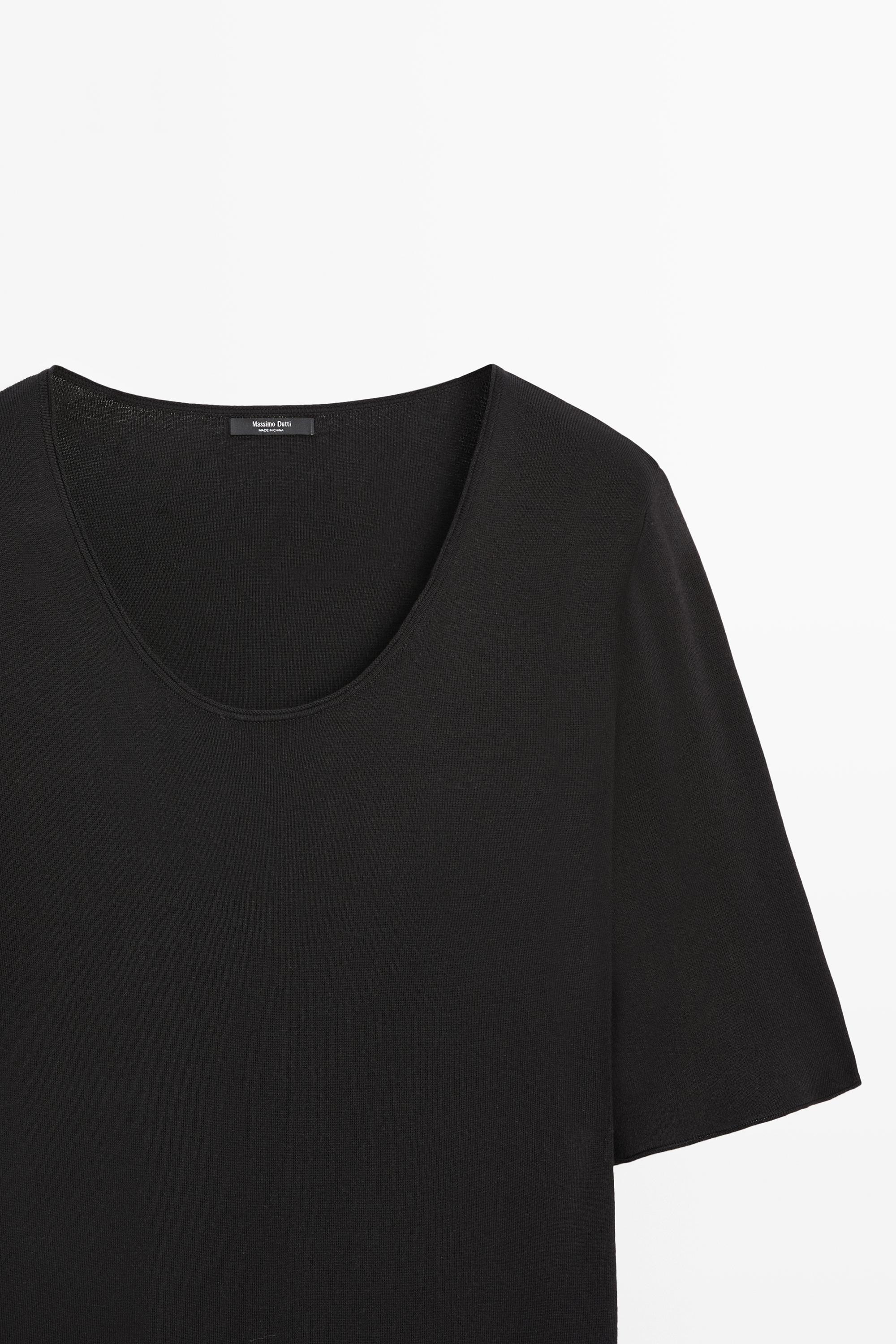 Robe midi détail manches