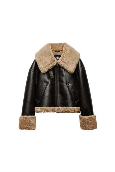 ZW COLLECTION DOUBLE-FACED BIKER JACKET