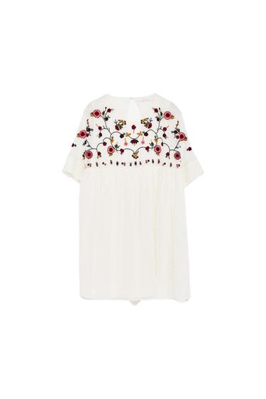EMBROIDERED DRESS