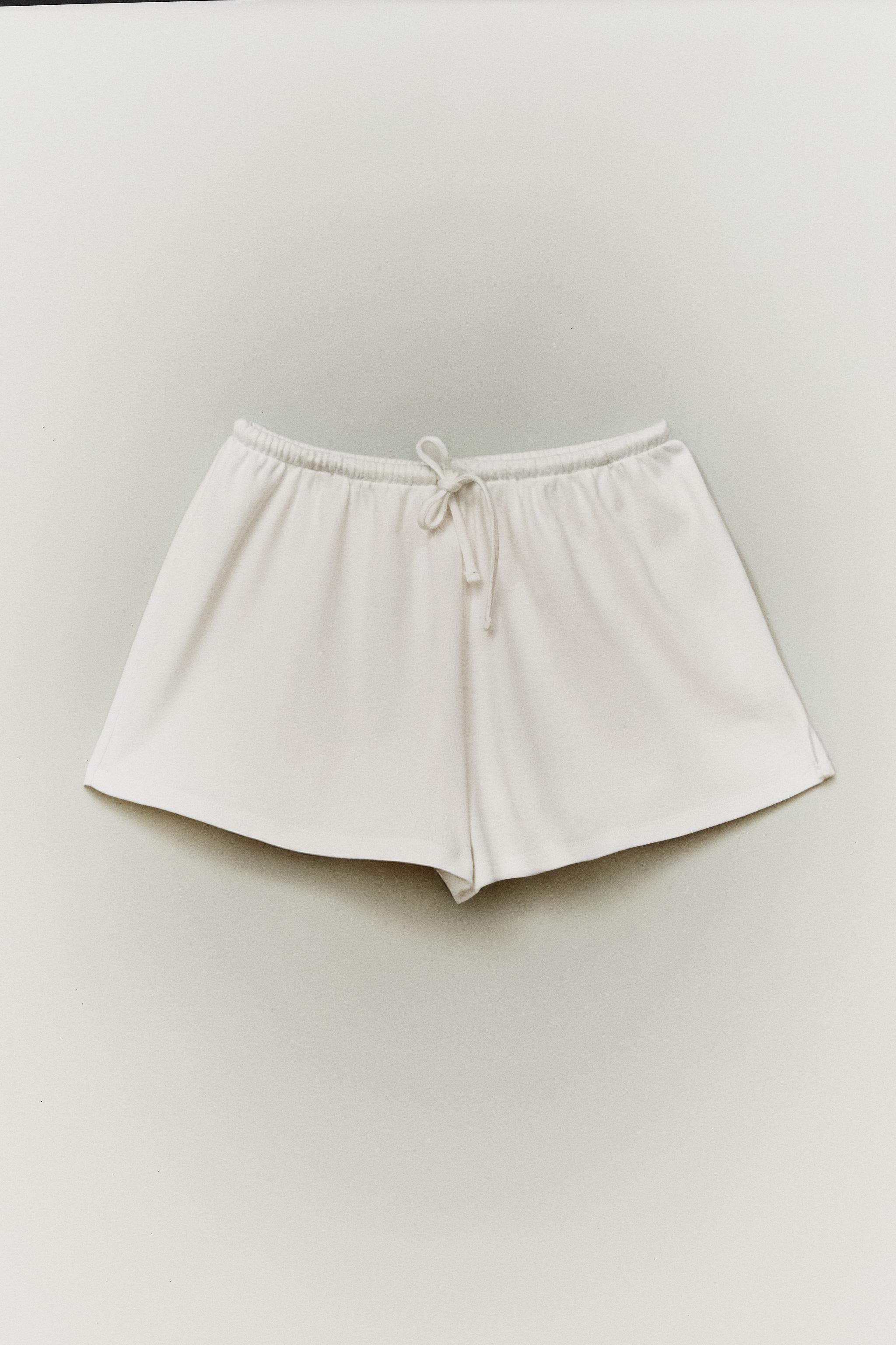COTTON JERSEY SHORTS
