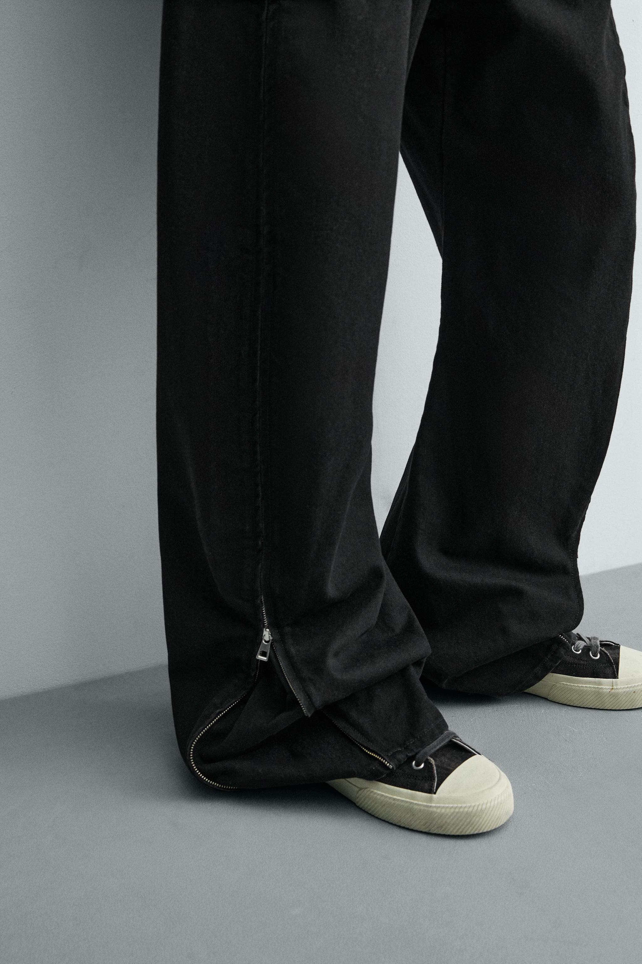 JEAN BARREL FIT À ZIPS