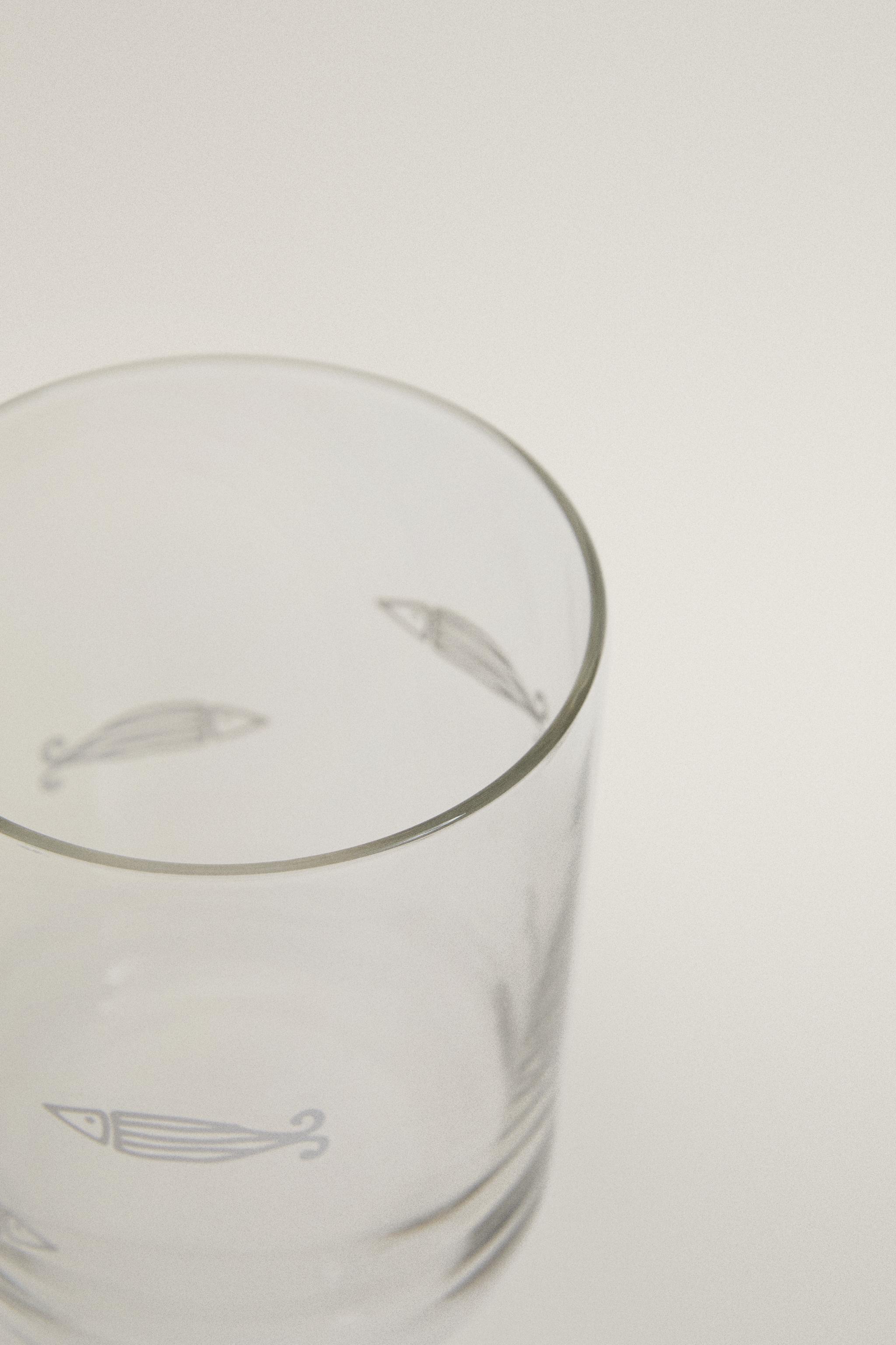 VERRE EN VERRE POISSON