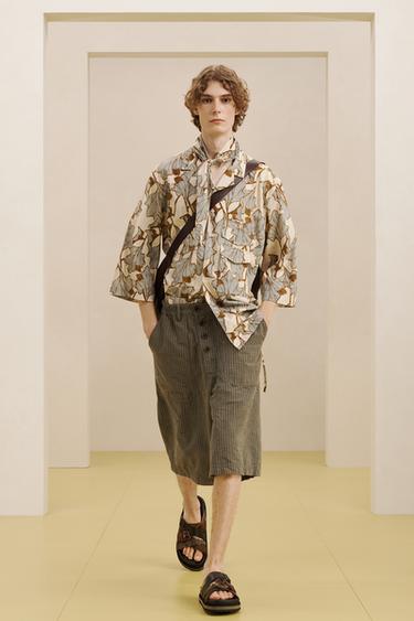 FLOWERS SHIRT - Printed by Zara