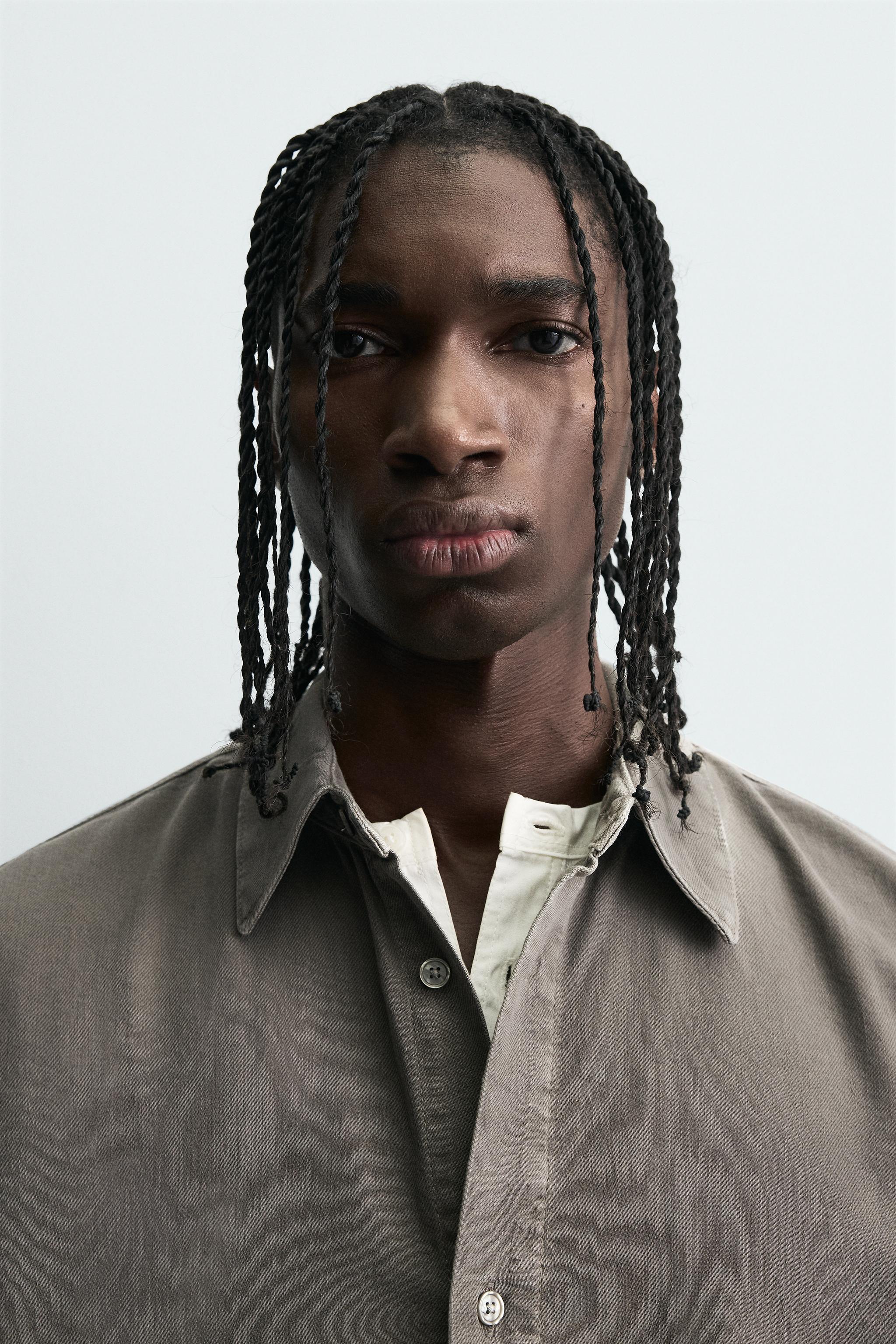 CHEMISE EN DENIM DÉLAVÉE