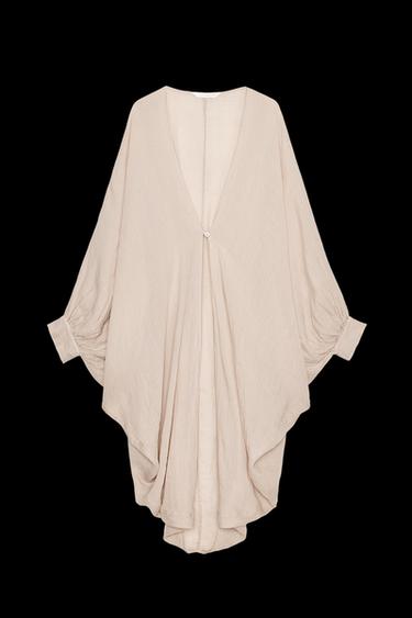 Zara ZW COLLECTION LONG RAMIE TOP - Beige-pink - Image 0