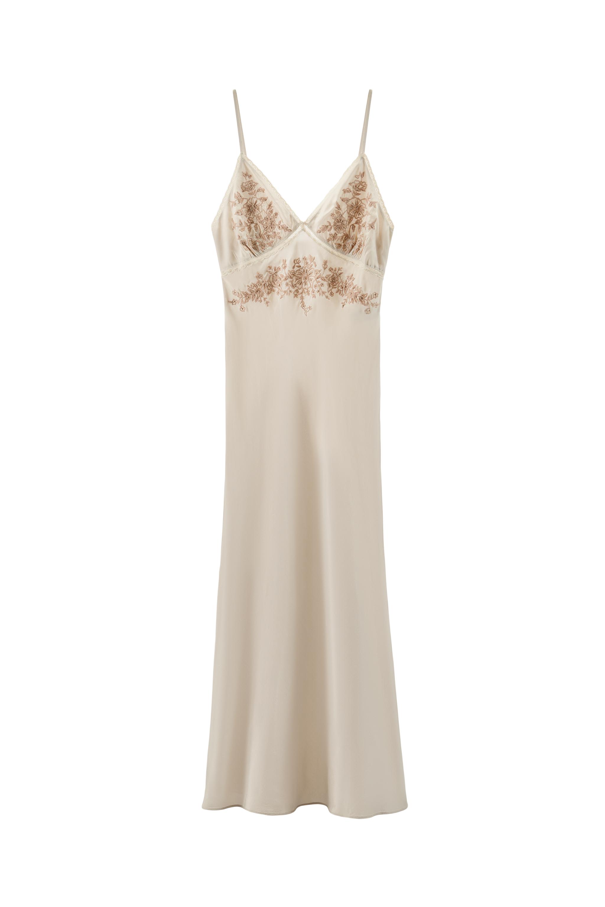 zara beaded slip dress EMBROIDERED SECOND HAND zara black dress mini