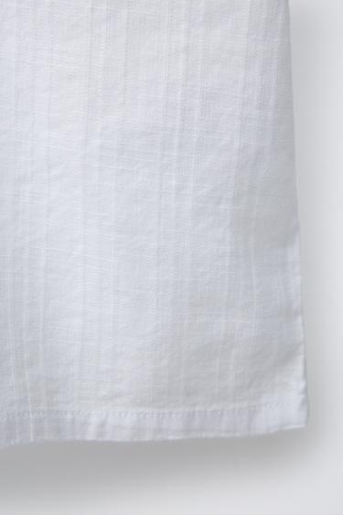 TEXTURED POLO SHIRT - Ecru by Zara - Image 3