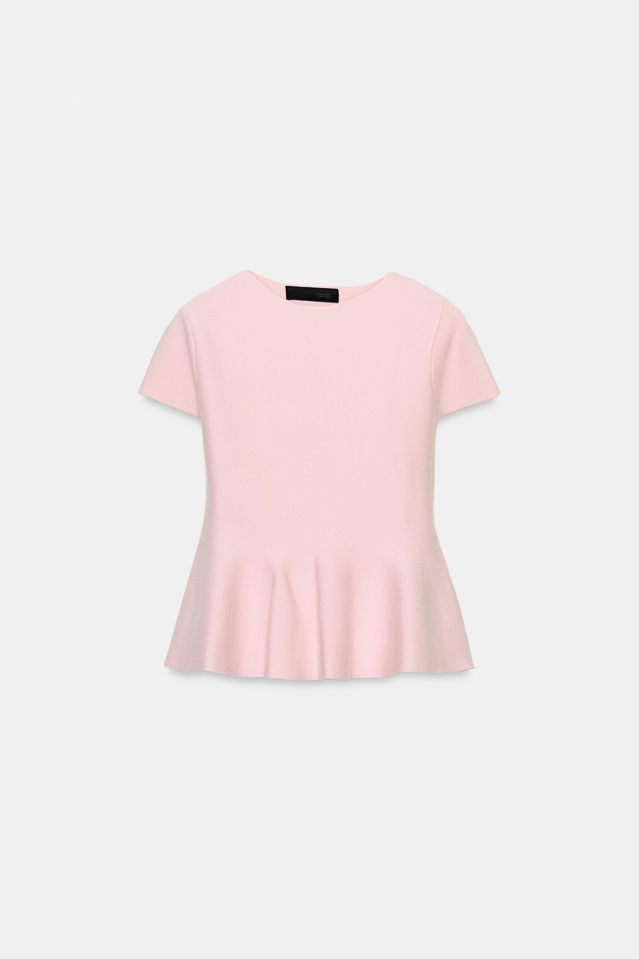 TOP EN MAILLE PÉPLUM