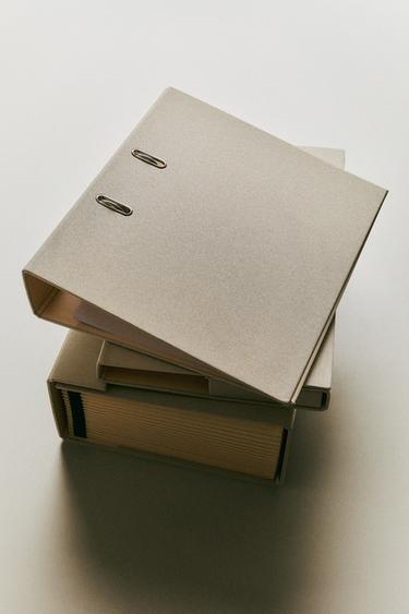 LINEN RING BINDER - Ecru by Zara - Image 5