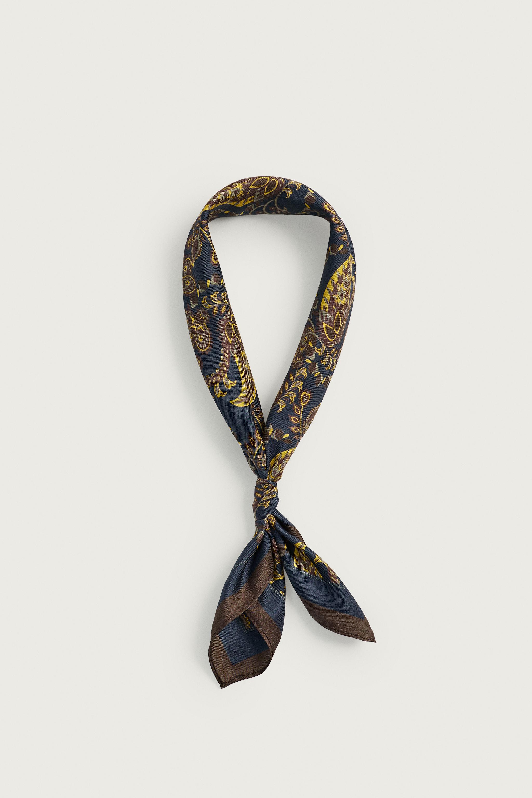 100% SILK PAISLEY BANDANA