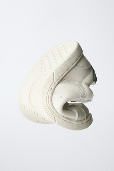 LEATHER BAREFOOT PLIMSOLLS - White by Zara - Image 1