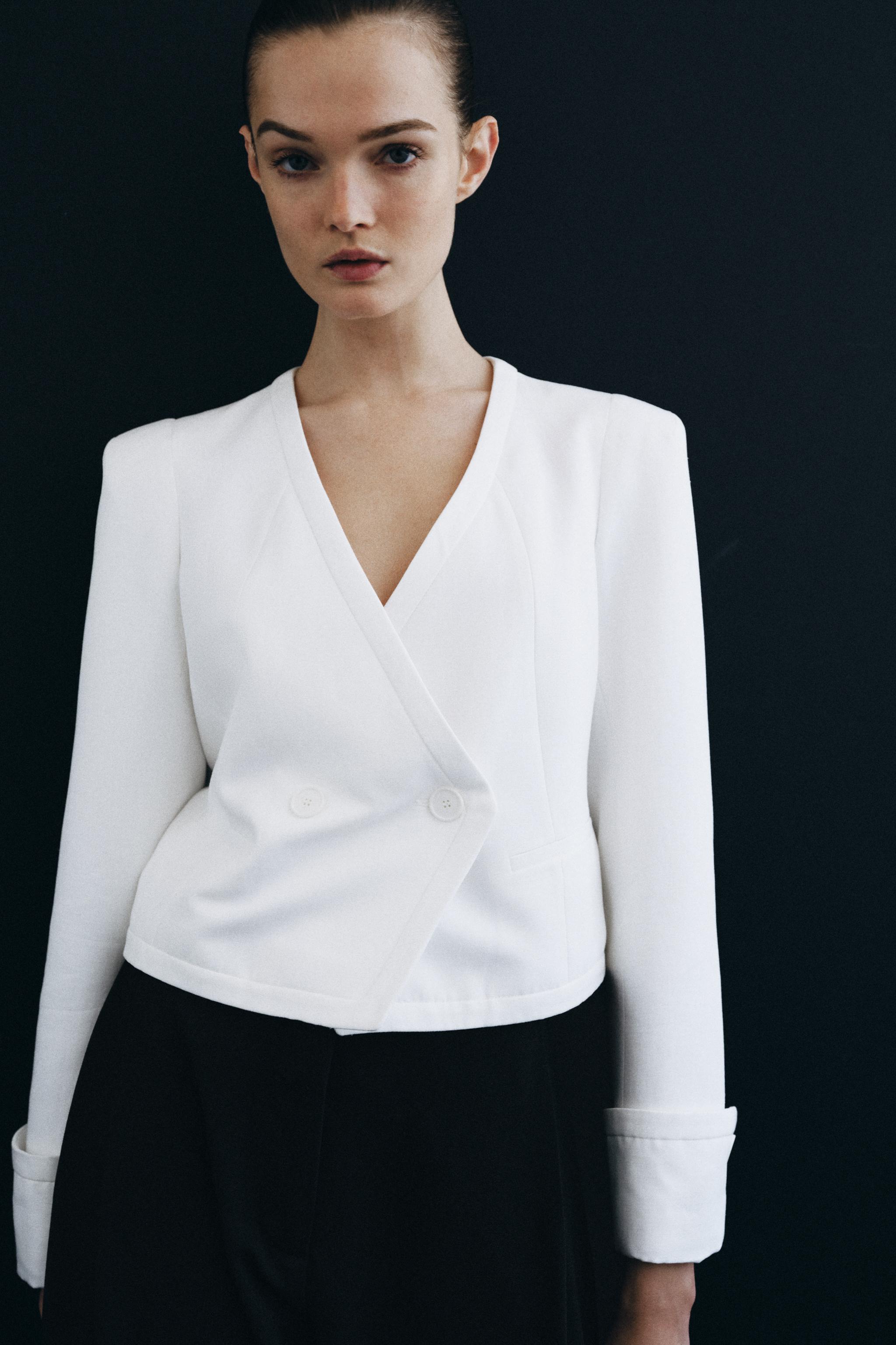 ZW COLLECTION DOUBLE BREASTED BLAZER