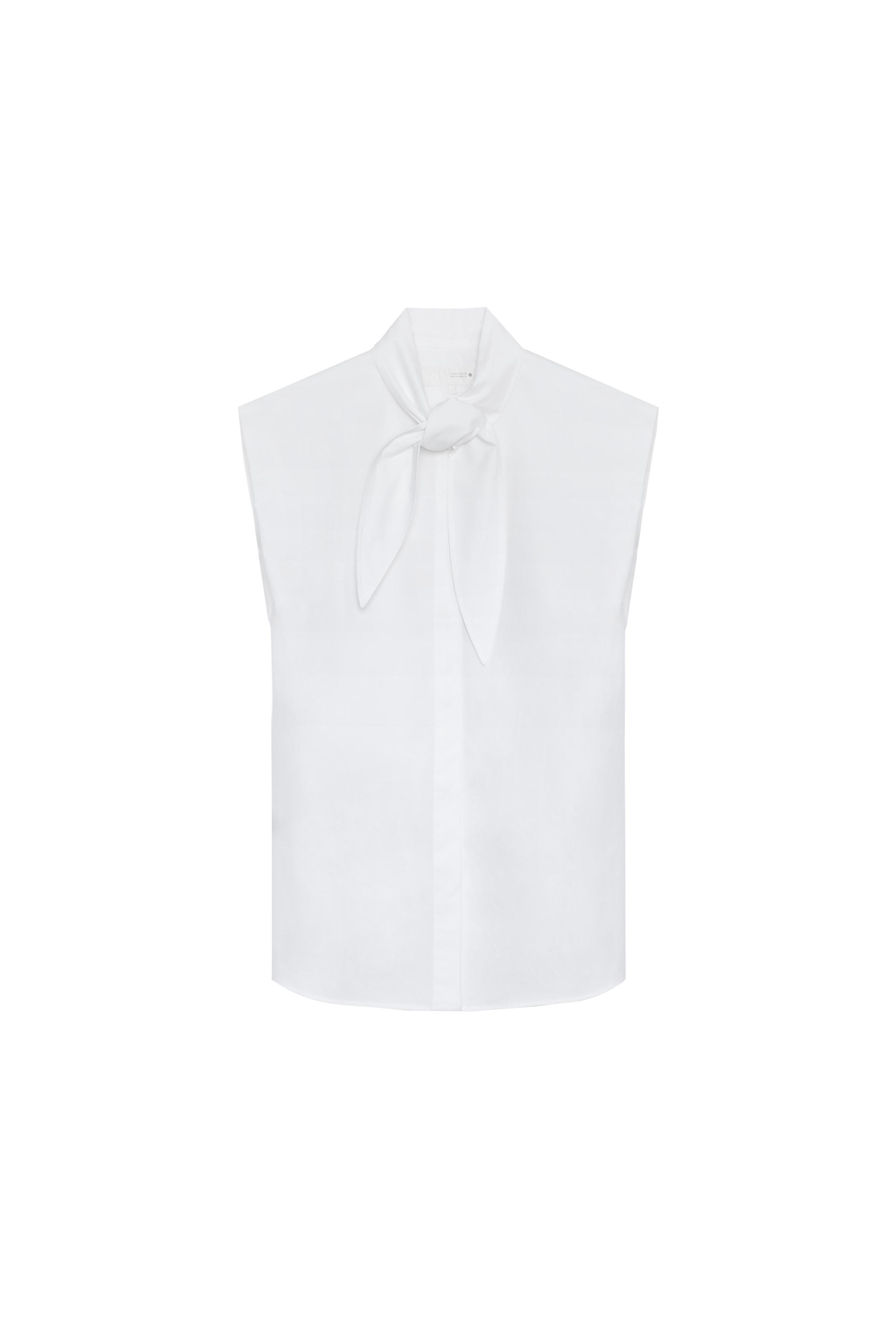 sara品です ZW COLLECTION EMBROIDERED CROP TOP - Mid-ecru | ZARA India