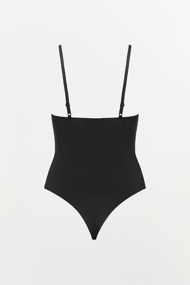 BODY AUS POLYAMID - Schwarz von Zara