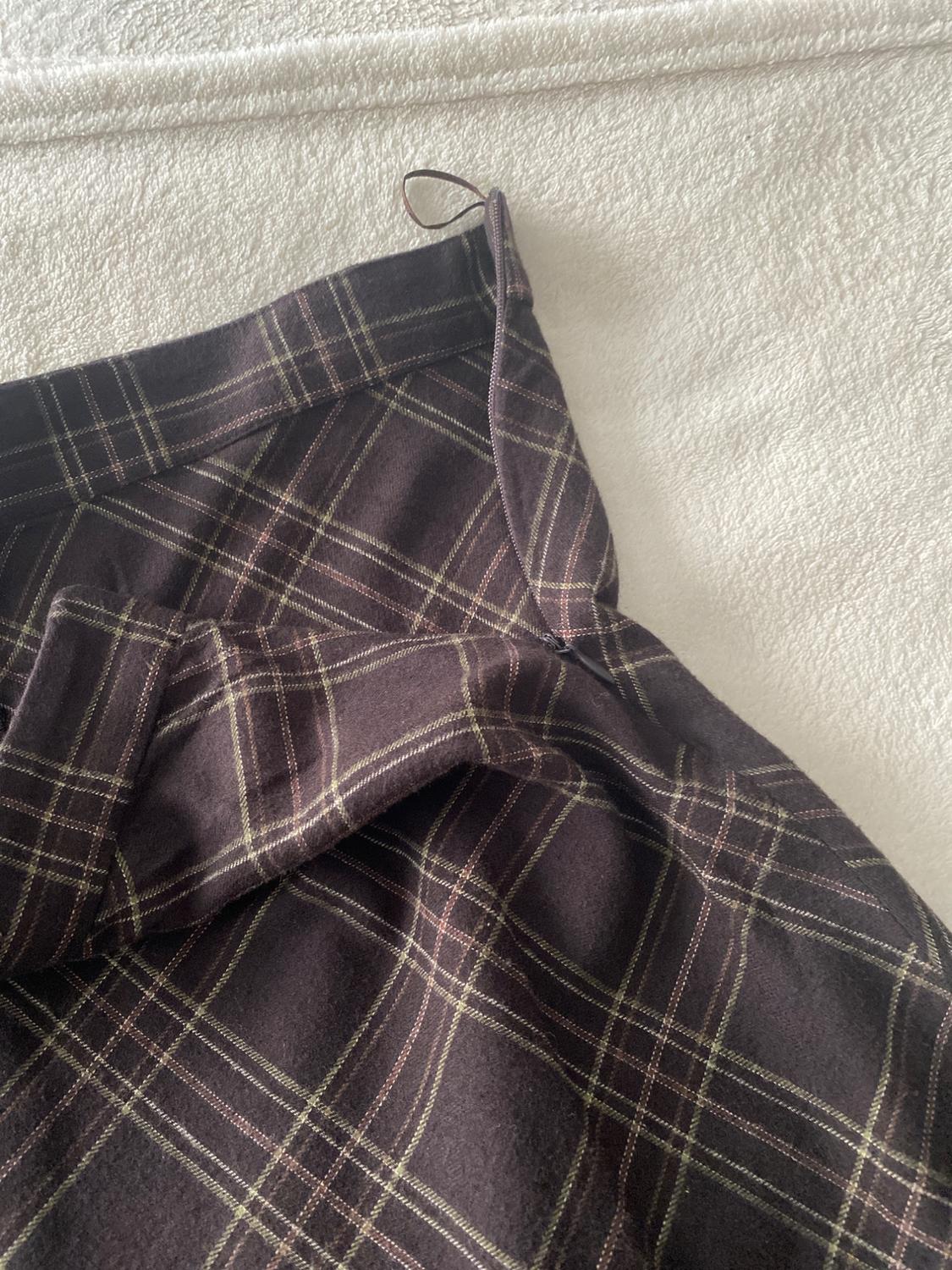 CHECK LONG SKIRT - Image 7