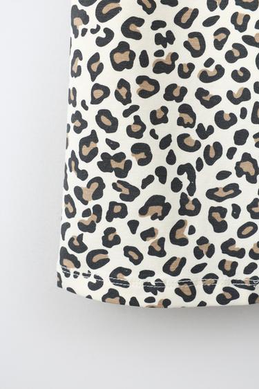 PLAIN CYCLING LEGGINGS - Leopard by Zara - Image 3