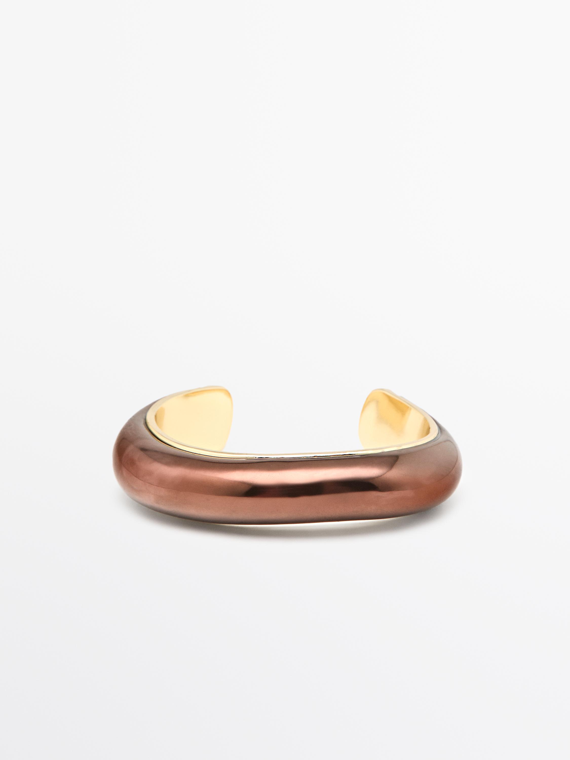 Bronze effect patina bracelet
