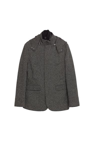 BLAZER WITH HOOD