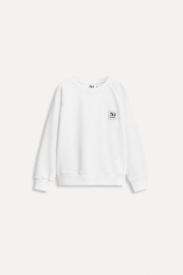 1/2-6 YEARS/ 50TH ANNIVERSARY LABEL POCKET SWEATSHIRT - White by Zara - Image 0